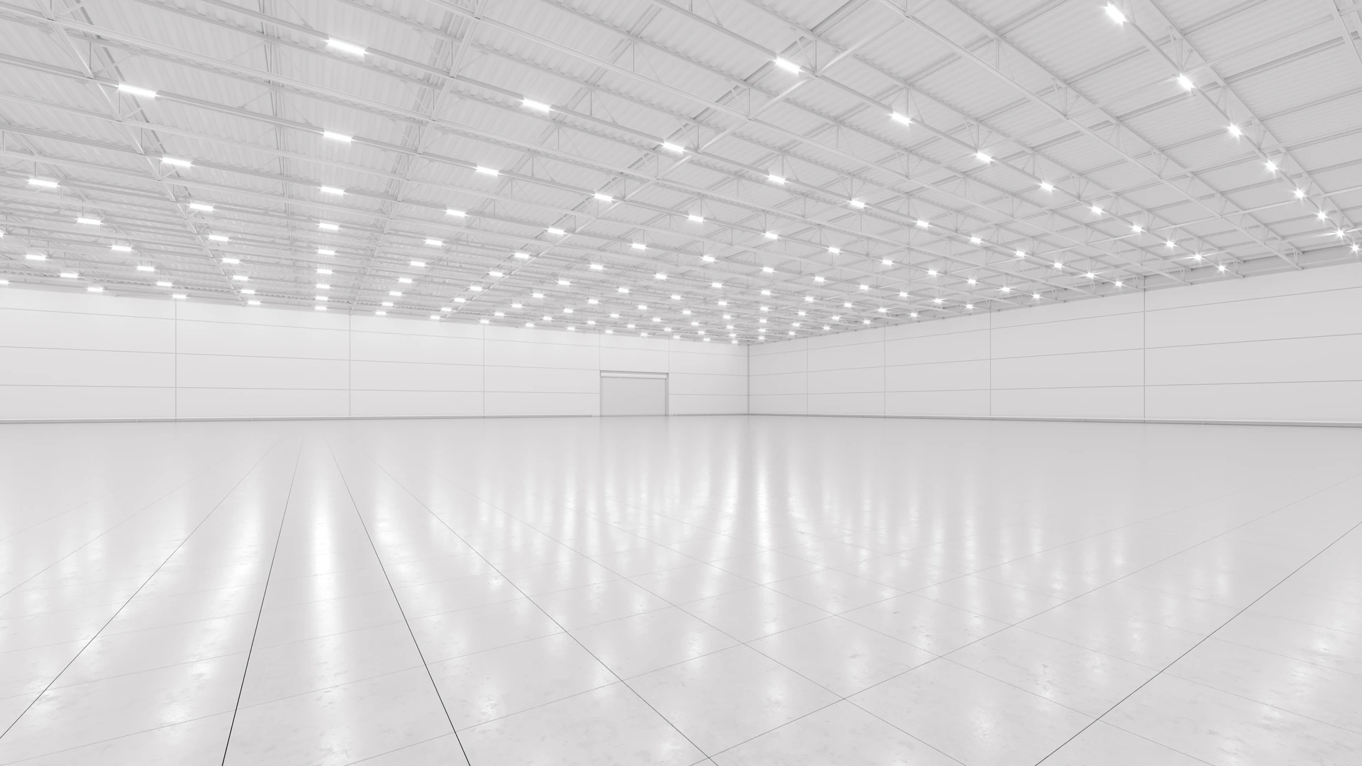 Intérieur minimaliste avec mur en béton brut et sol en béton poli