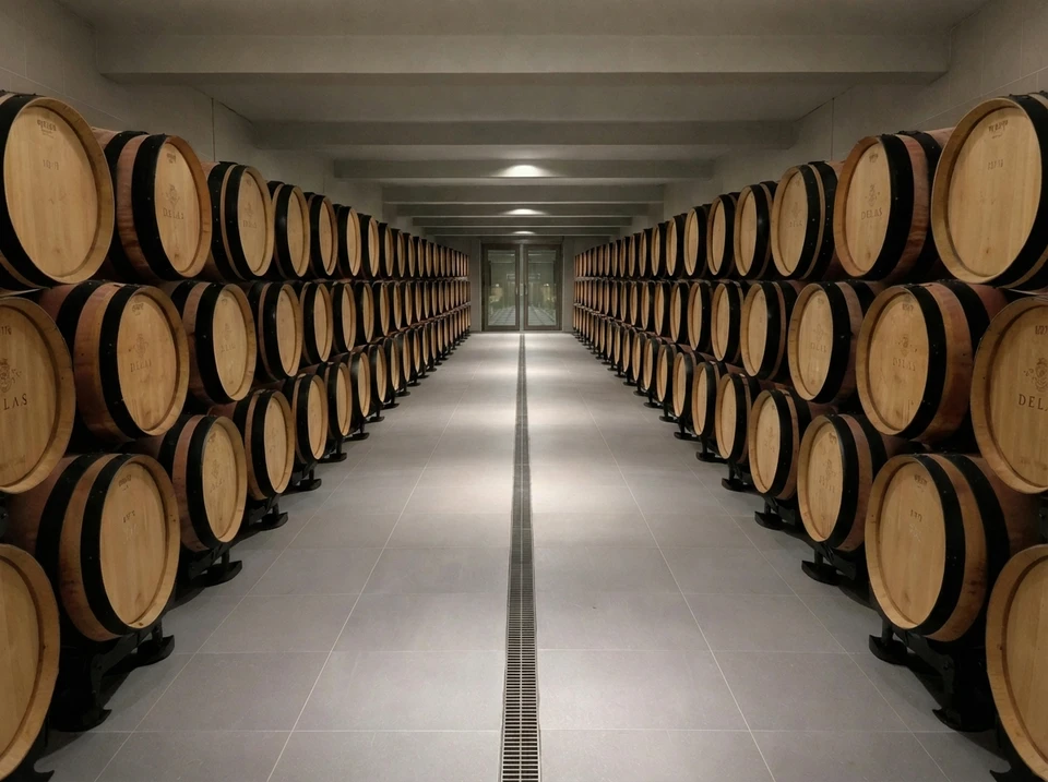 Intérieur atelier, personne utilisant une ponceuse électrique sur surface noire granuleuse, mouvements de va-et-vient, particules de poussière visibles